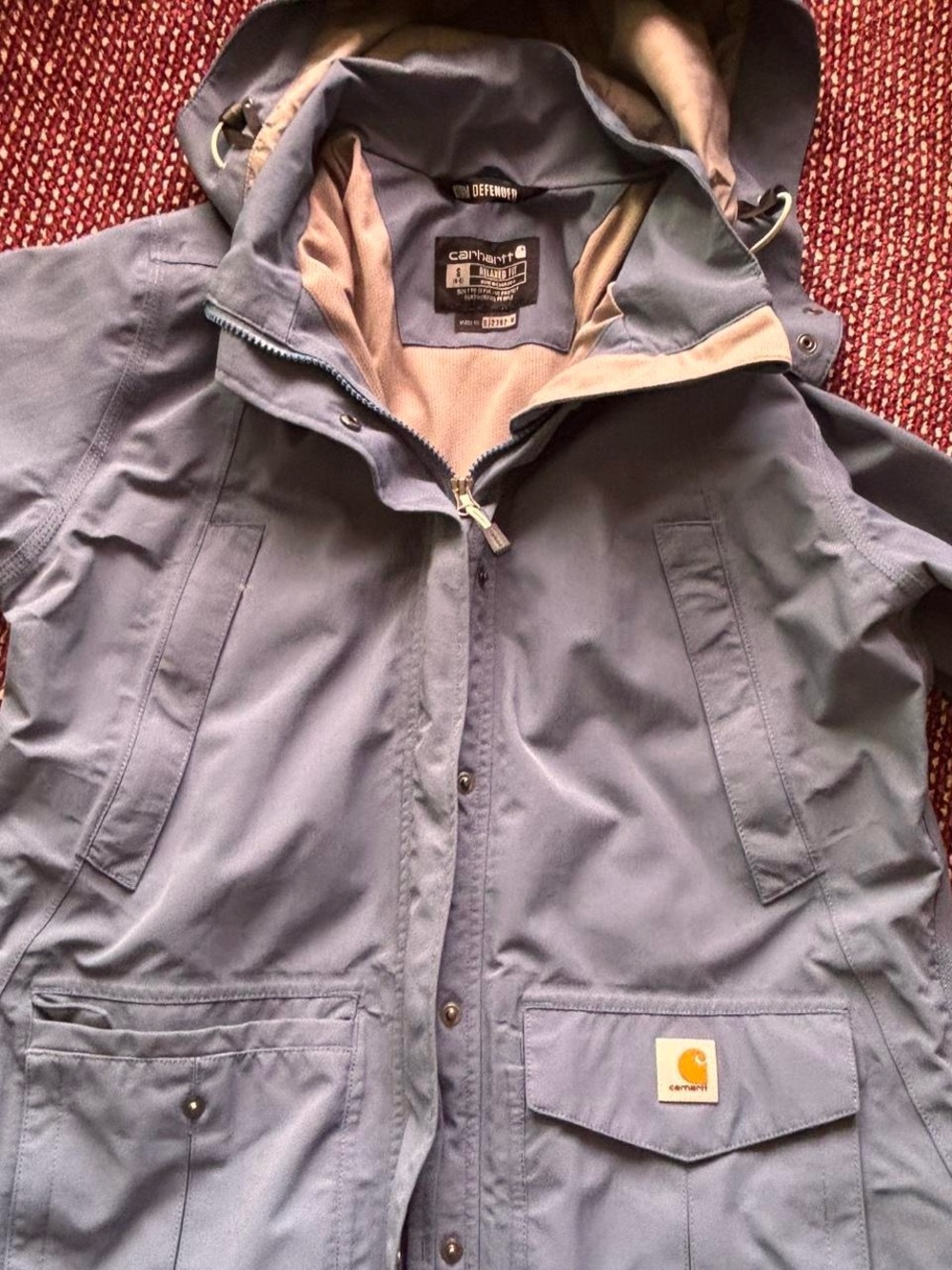 Carhartt Light Blue Storm Defender Hooded Jacket